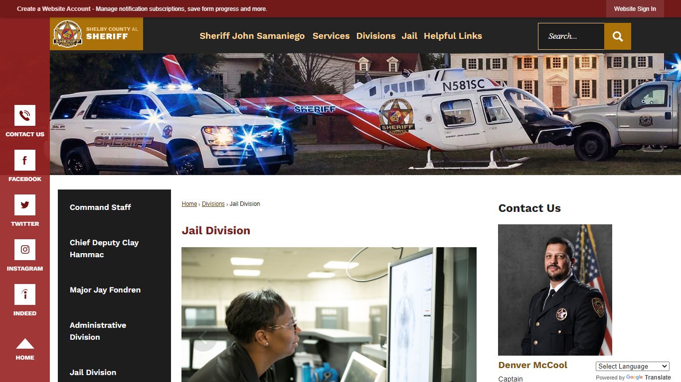 Jail Division | Shelby County Sheriff, AL